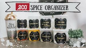 Cetak label sticker pelbagai saiz pada harga yang murah. Diy Ecoshop Spice Label Organizer Kitchen Organizer Ecoshop Rm2 10 Youtube