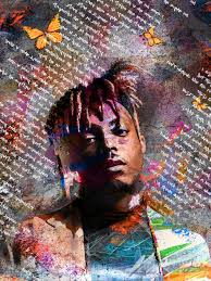 Poster Of Juice Wrld Legends Never Die Hiphop Rap Pop Rnb Artwork Wall Art Rapper Art Hip Hop Art Art