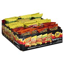 Cheetos flavor shots flamin' hot asteroids box of 6. Frito Lay Flamin Hot Mix Variety Pack Chips Shop Chips At H E B