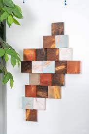 Diy Wood Wall Art Make Art From Scrap 4x4 Lumber The Navage Patch Wood Wall Art Diy Wooden Wall Hangings Diy Wood Wall