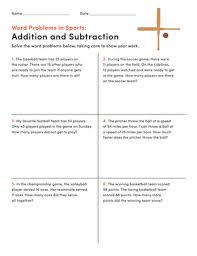 The key words to look out for in a problem sum involving subtraction are: Addition And Subtraction Word Problems Worksheets For Grade 5