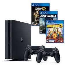 Playstation 4 Slim Open World Collection System Bundle Gamestop Refurbished Gamestop