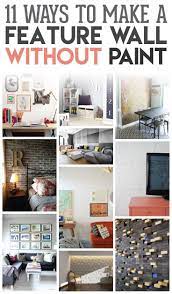 11 Inspiring Ways To Make Feature Walls Without Paint Funky Home Decor Feature Wall Decor
