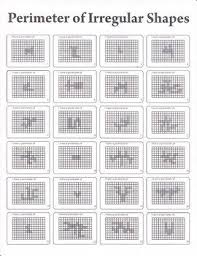 Perimeter Of Irregular Shapes Worksheet Black White Math Measurement Shapes Worksheets Teaching Math