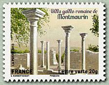La villa de la hillère a connu la période d'occupation la plus longue, attestée dès la période du néolithique jusqu'au moyen âge, avec la présence de plusieurs bâtiments, dont une voire. Villa Gallo Romaine De Montmaurin Patrimoines De France Patrimoine Archeologique Timbre De 2013