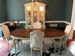 Began one hundred years ago in hickory, north carolina with a single product and a simple vision. Vintage Drexel Touraine Provincial Hutch Table And Chairs Ebay