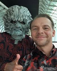 Star Trek Beyond Behind The Scenes Simon Pegg Deep Roy New Star Trek Star Trek Cast Star Trek Movies