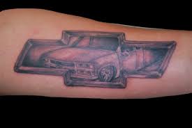 Truck Tattoo Designs Chevy Bowtie Pictures Truck Tattoo Chevy Tattoo Half Sleeve Tattoos Designs