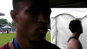 Caleb Hagan 1st Place Boys 6A 100m and 200m