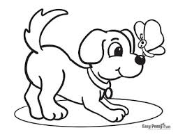 Oct 01, 2016 · dogs have made impressive forays into children's art and literature by way of popular comics characters like goofy, snowy, spike (of tom and jerry fame), etc. Dog Coloring Pages 40 Printable Sheets Easy Peasy And Fun
