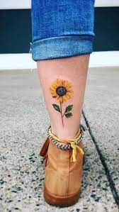 Top Amazing Sunflower Tattoo Design For Women Sunflower Tattoo Sunflower Tattoo Design Tattoos