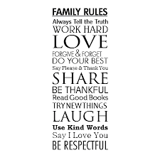 19 house rules sayings ideas house rules sayings rules / family rules the latest in home decorating. Modern Family Rules Wall Quotes Decal Wallquotes Com