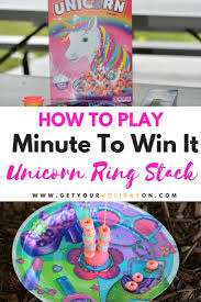Unicorn Ring Stack Fine Motor Skills Activity Get Your Holiday On Unicorn Themed Birthday Unicorn Themed Birthday Party Unicorn Birthday