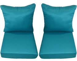 Black And White Deep Seat Outdoor Cushions Mojo Peacock Blue Cushions For In Outdoor Deep Seating Loveseat Choose Size Resortspahomedecor Deep Seating Love Seat Outdoor Furniture Cushions