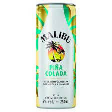 So obviously i wondered whether this was correct and so scouted the internet for the answer. Malibu Rum Pina Colada Mixed Drink 250ml Sainsbury S