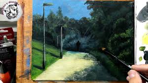 Ver más ideas sobre dibujos, dibujos tumblr, dibujos bonitos. Como Pintar Un Paisaje En Un Parque Con Acrilico Paso A Paso Y Muy Facil Youtube