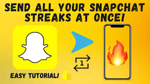 This would be more likely if he is also doing a streak with his other friends and if he shows the same body language around them as he does with you. How To Send All Your Snapchat Streaks At Once Easy Tutorial Youtube