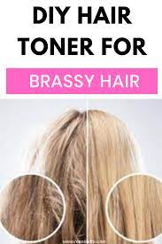 Diy Hair Toner For Brassy Hair Diy Hair Toner Hair Toner Brassy Hair