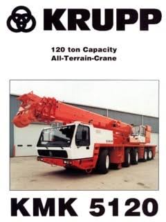 Krupp KMK5120 All Terrain Crane