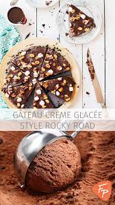 Gateau A La Creme Glacee Au Chocolat Rocky Road Recipe Desserts Food Cold Meals
