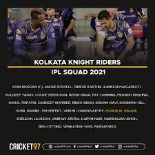 This page displays a detailed overview of the club's current squad. Cricket97 On Twitter On A Scale Of 10 How Balanced Kkriders Squad Is Ipl2021 Ipl2021auction Kkr