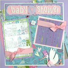 12 X 12 Premade Scrapbook Layout Baby Shower Etsy Baby Shower Scrapbook Scrapbook Layouts Baby Shower Premade Scrapbook Layouts