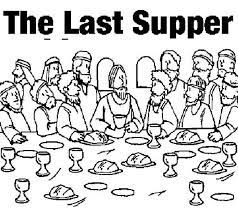 Children's bible lesson support for the last supper the last supper with jesus. Picture Of The Last Supper Coloring Page Kids Play Color Coloring Home