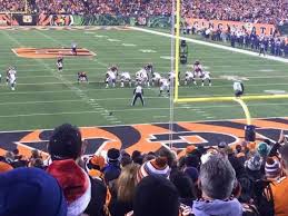 paul brown stadium section 156 row 23 home of cincinnati