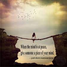 Mind At Peace Words Are All I Have