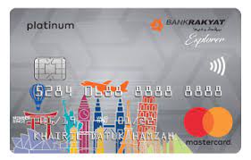 Pada card type, pilih jenis kad yang anda ingin gunakan. Bank Rakyat