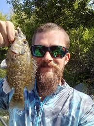 Kind of a rare catch for me. The warmouth, awesome fish.