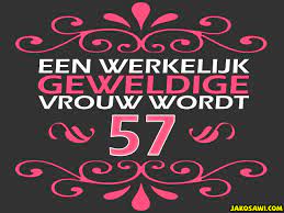 Jakosawi E Cards 57 Jaar Vrouw