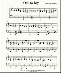 Ode To Joy Sheet Music For Piano Easy Beginner To Advanced