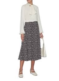 X Savislook Sway Floral Print Skirt