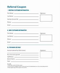Customer Referral Form Inspirational 11 Referral Coupon Templates In 2020 Coupon Template Referrals Create Business Cards