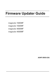 Download the latest drivers, firmware, and software for your hp color laser mfp 179fnw.this is hp's official website that will help automatically detect and download the correct drivers free of cost for your hp computing and printing products for windows and mac operating system. Firmware Updater Guide Konica Minolta