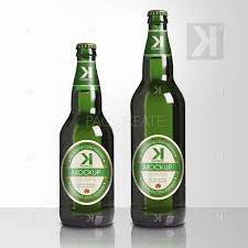 Download Packreate Beer Bottle Psd Mockup Green Glass