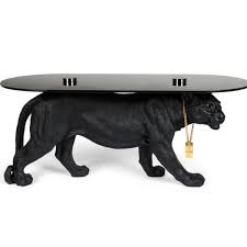 Decadent Black Panther Coffee Table Love Frankie Animal Coffee Table Eccentric Decor Coffee Table