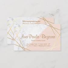 Choose a variety of beautiful design templates and. Geometric Marble Gold Lightpink Mini Business Card Zazzle Com In 2021 Business Card Design Mini Business Card Salon Business Cards