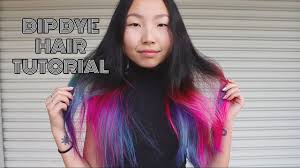 Also, you can try out any shade that includes orange notes in it, for instance, copper. Rainbow Nebula Dip Dye Hair Tutorial Pink Purple Blue Youtube