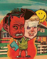 Super stoked to be invited to be a part of Series One  @houseofroulxtradingcards Artist Series trading cards. As a massive Garbage  Pail Kid junkie when I was a kid, I've always thought