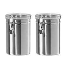 Silveronyx stainless steel canister sets with glass lids are both stylish and functional. Airtight Canisters Sets For The Kitchen Stainless Steel Beautiful For Kitchen Counter Small 32oz Food Storage Container Storage Bottles Jars Aliexpress