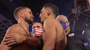 Оба боксера выбрали привычные манеры боя: Pryamaya Translyaciya Vasilij Lomachenko Masajoshi Nakatani Smotret Onlajn