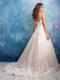Allure Bridals Style 9559 Draped Strands Of Embroidery Loop Across The Skirt Of Thi Allure Wedding Dresses Allure Bridal Wedding Dress Allure Bridal Gowns