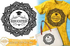 Download Graduation Svg Mandala Svg Educated Svg Graduation Hat 543120 Cut Files Design Bundles