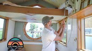 The steep eaves allow for extra storage and sleep space in upper levels. 5 Innovative Tiny Home Bedroom Layouts Elevator Beds Murphy Beds Youtube