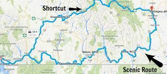 Edmonton To Vancouver Drive Map Stops To Take When Driving The Crowsnest Highway: The Scenic Route From  Calgary To Vancouver — The Blog According To Buzz