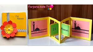 Make stars for hanging on the table using five paper cones. How To Make Eid Card Diy Eid Card Youtube