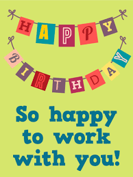 Best wishes for a happy and prosperous new year! Happy Birthday Flag Card For Co Worker Birthday Greeting Cards By Davia Birthday Wishes For Boss Birthday Wishes For Coworker Happy Birthday Boss