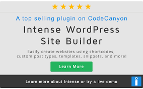 Wordpress allows you to generate shortcodes for your programing code blocks called functions. Intense Shortcodes And Site Builder For Wordpress By Intensevisions